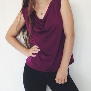 Fabletics Maroon Adeline Tank